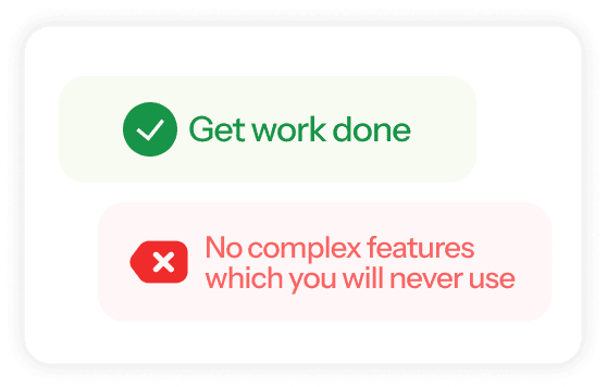 Get work done